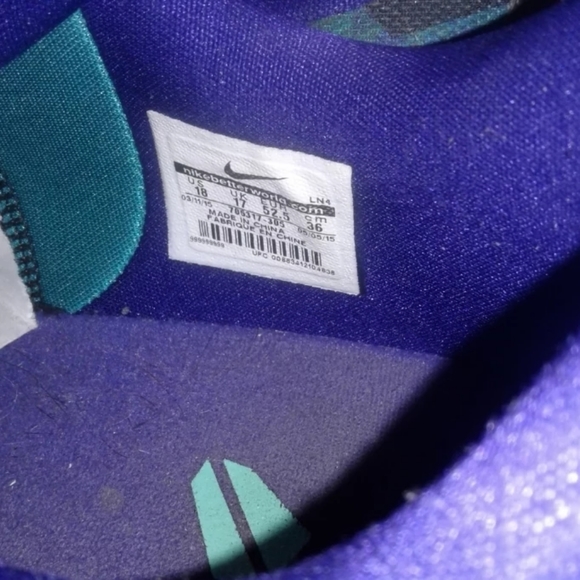 Nike Kobe Bryant X 10 Low Peach Jam Overcome Emerald Purple 705317-305 MEN'S 18 - Picture 7 of 7